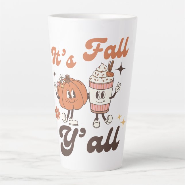 Café Latte Caneca de Abobrinha – Já é Outono, Pessoal! (Frente)