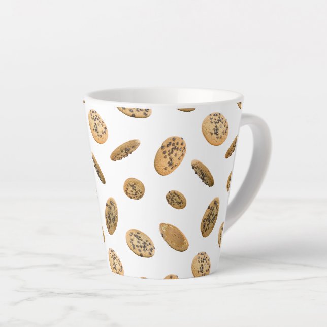 Café Latte Caneca de Biscoito de Chocolate Chip Aconchegante (Ângulo direito)
