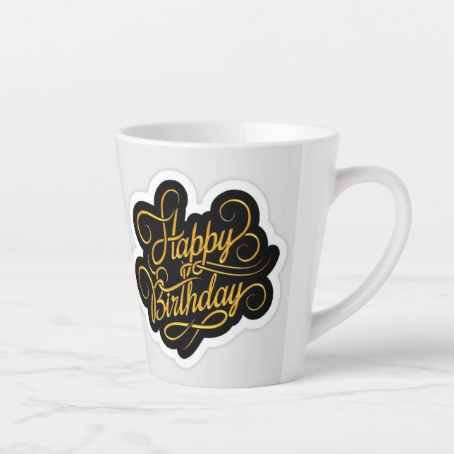 Café Latte Caneca de Chá Elegante – Perfeita para Amantes de  (Direita)
