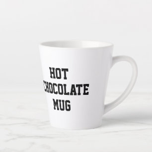 Café Latte Caneca de Chocolate Quente Personalizada