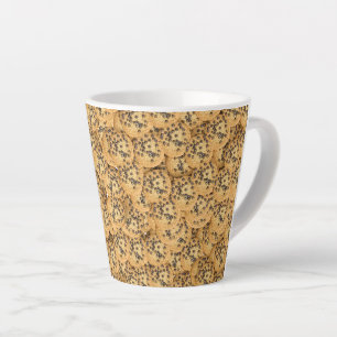 Café Latte Caneca de Conforto com Biscoito de Chocolate