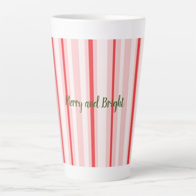 Café Latte caneca de Feliz de Natal (Frente)