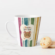Caneca de Gato Personalizada Você Consegue