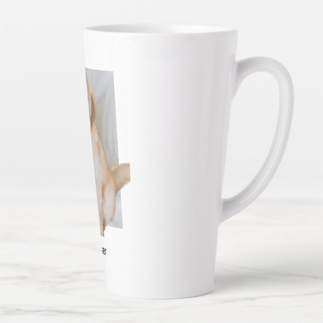 Café Latte Caneca de impressão animal (Direita)