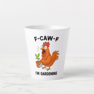 Café Latte Caneca de jardinagem personalizada F-CAW-F - diver