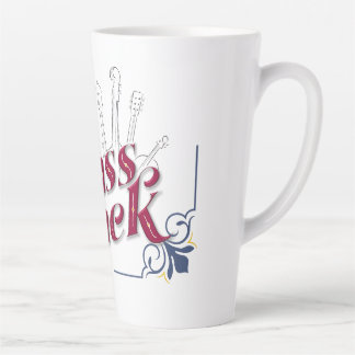 Café Latte Caneca de Látex Isolada Grass Attack