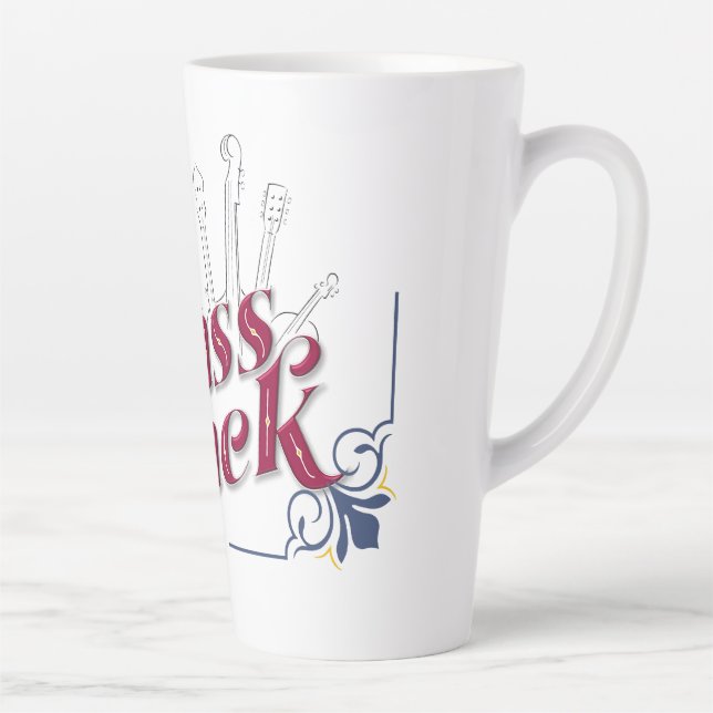 Café Latte Caneca de Látex Isolada Grass Attack (Direita)