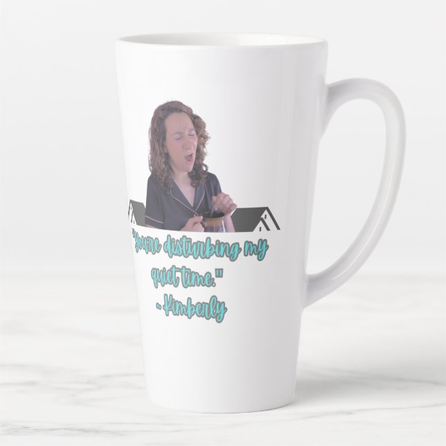Café Latte Caneca de Momento de Silêncio (Direita)