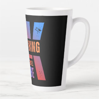 Café Latte Caneca de Motivação, Vibrações Positivas em Cada G