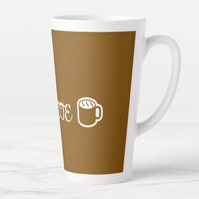 Café Latte Caneca de presente (Direita)