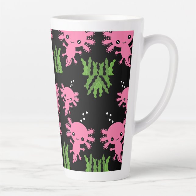 Café Latte Caneca de Salamandra Axolote Exótica (Direita)