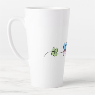 Café Latte caneca de sorte (o amor é o café)