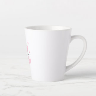 Café Latte Caneca de Tipografia AMOR