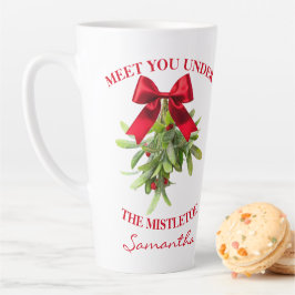 Café Latte Caneca Grande de Natal Rústico Country com Visgo