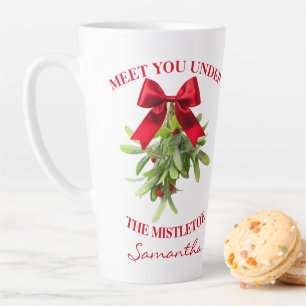 Café Latte Caneca Grande de Natal Rústico Country com Visgo