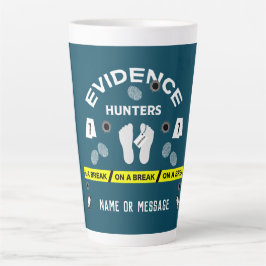 Café Latte Caneca investigadora de criminalística científica 