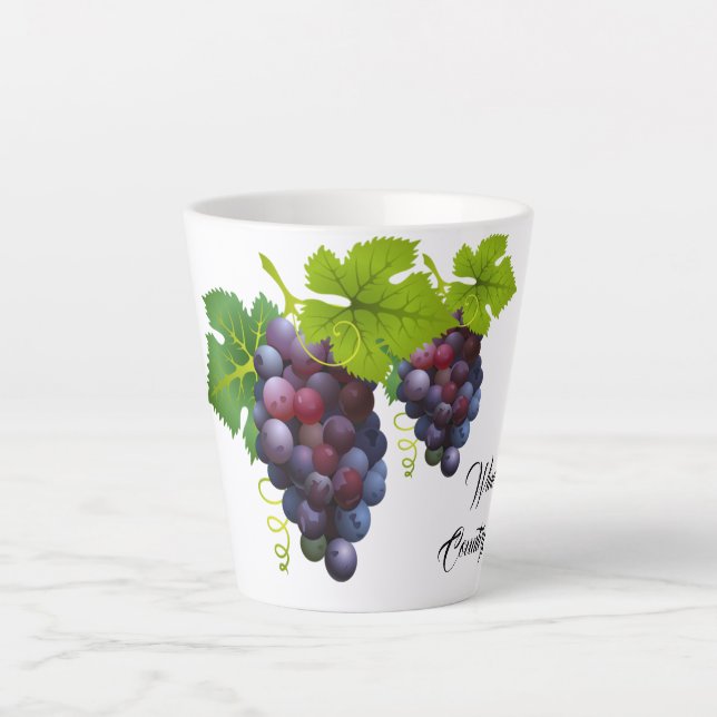 Café Latte Caneca Latino de Vinho (Frente)