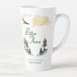 Café Latte Caneca latta com cobrir de Bitter Thaw