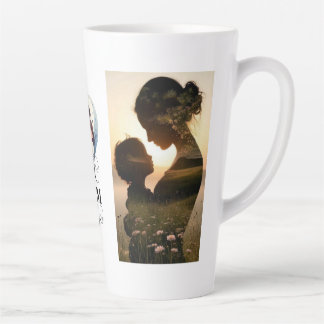 Café Latte Caneca personalizada com foto única de presente pa