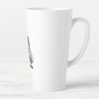 Café Latte Caneca Personalizada de Gato Scottish Fold Cientis