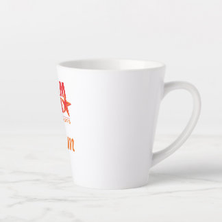 Café Latte Equipe de Sonhos Mãe- caneca latina