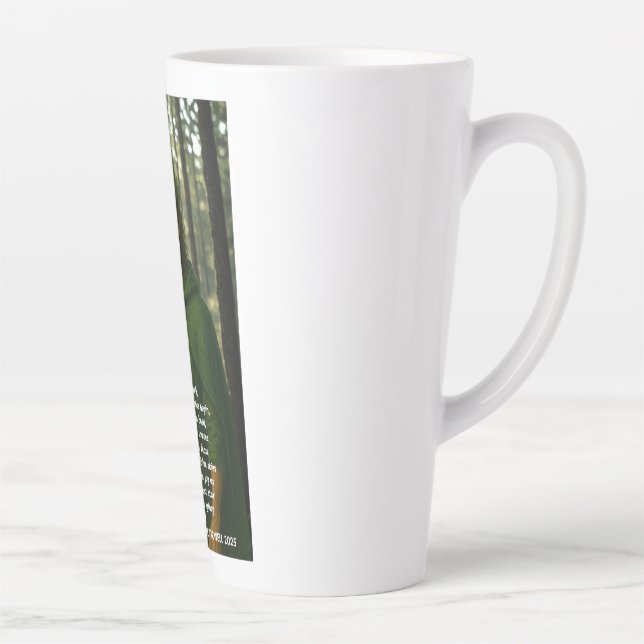 Café Latte Linda caneca Druida com Poema de Xoe Celticwell (Direita)