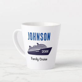 Café Latte Navio de Cruzeiro Familiar Caneca Presente de Cruz
