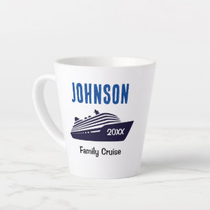 Café Latte Navio de Cruzeiro Familiar Caneca Presente de Cruz