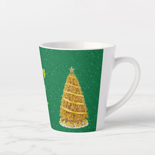 Café Latte Presente de ano novo em caneca (Direita)