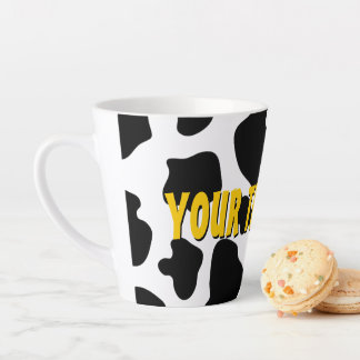 Café Latte Presente de caneca branca e negra engraçada