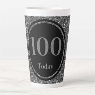 Café Latte presente de caneca de aniversário especial 100º di