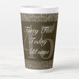 Café Latte presente de caneca especial personalizada 45º