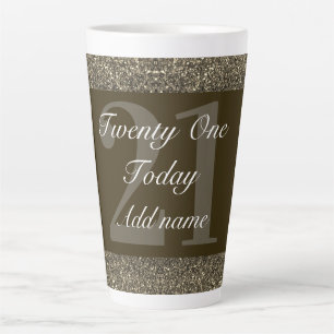 Café Latte presente especial de caneca de aniversário persona
