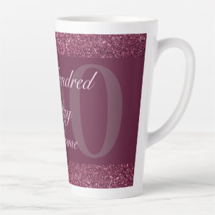 Café Latte presente especial de caneca de aniversário persona