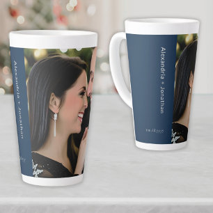 Café Latte Primeira caneca de Natal do Casal Personalizado