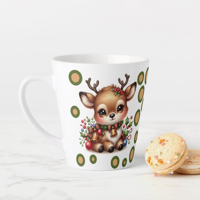 Café Latte Rebelde caneca de Natal com seu nome - Caneca Latt (In Situ)