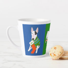 Café Latte Rex A Caneca de Natal Terrier