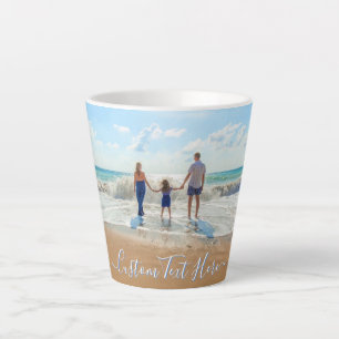 Café Latte Sua caneca de fotos favorita com texto personaliza