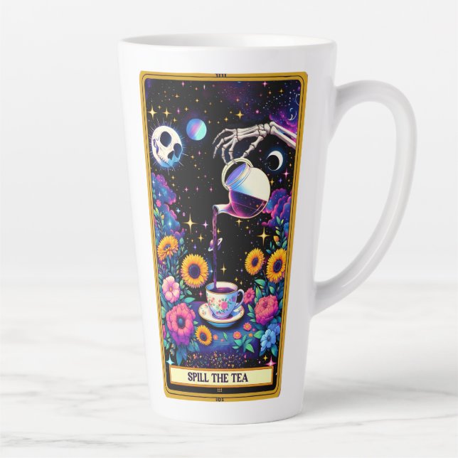 Café Latte Tarot derramar A Caneca De Chá (Direita)