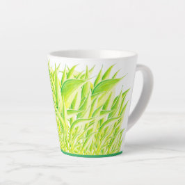 Café Latte Zebra Iris em uma pequena caneca de latão