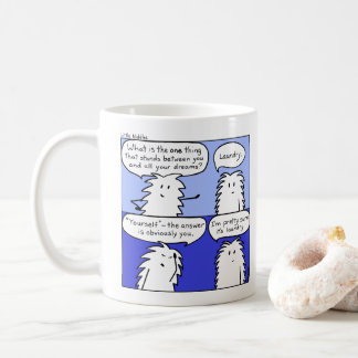 Café Lavanderia pouca caneca cómica de Niddles