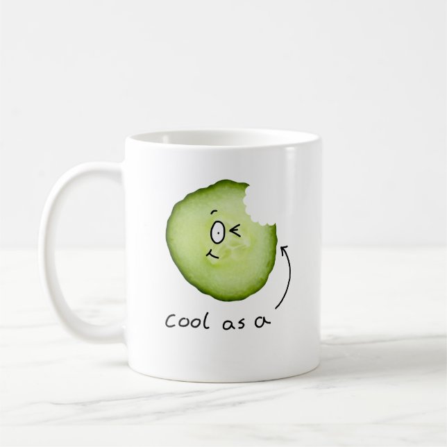 Café legal como uma caneca de pepino (Esquerda)