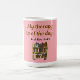 Café Leia Mais Livros – Caneca para Amantes de Livros 