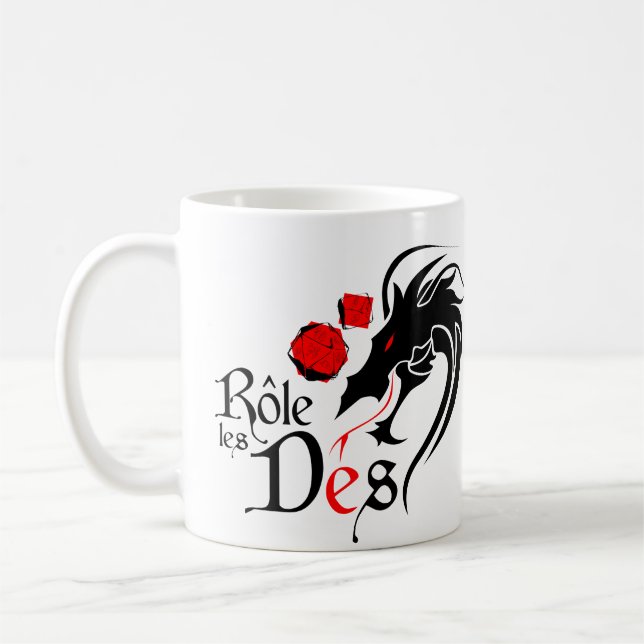 Café Les Dés de Tasse Officielle - de Rôle - caneca (Esquerda)