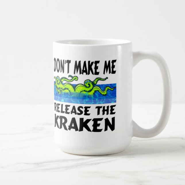 Café Libere a caneca de Kraken (Direita)