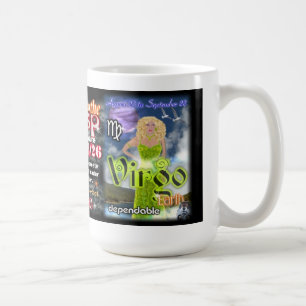 Café Limite do Virgo de Leo, grande caneca da