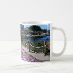 Café Linha da costa da baía de Monterey, caneca do