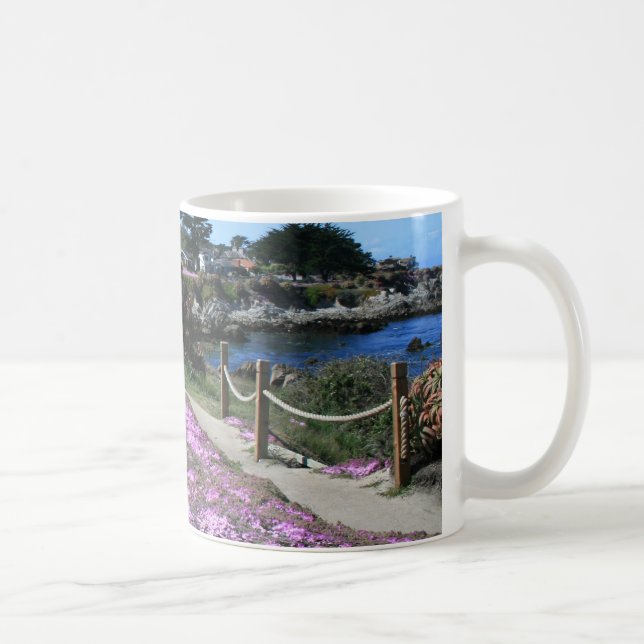 Café Linha da costa da baía de Monterey, caneca do (Direita)