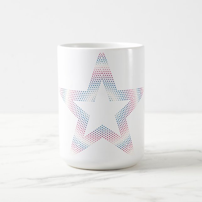 Café logotipo de estrela na caneca (Centro)