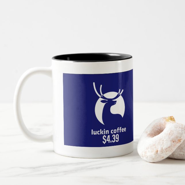 Café Luckin US$ 4,39 caneca de café (Com Donut)